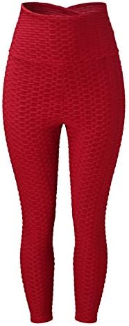 Ljetne pantalone Ženske udobne boje Odjeća Trendy grafički sport Teretana plus veličina zamotaj visokih nogu za žene E0 E0