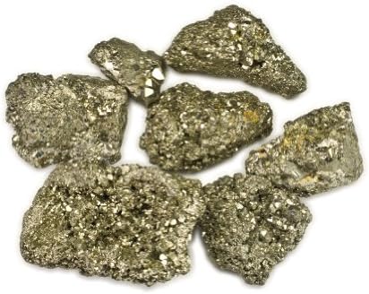 Hipnotički dragulji materijali: 18 lbs Pirit budale zlatne srednje kamenje iz Perua - 1-1.5 inča Avg - sirovi prirodni grubi kristali