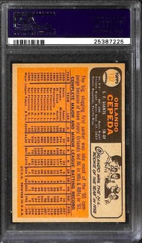 1966. TOPPS 132 Orlando Cepeda PSA 8 25387225 - Bejzbol kartice u obliku ploča