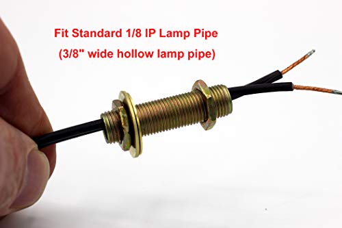 Creative Hobiji ELY233-čelik Hex Lock Matica zakovica-žuta Pocinkom, odgovara 1/8IP Standard Lamp Pipe, hardver DIY popravak deo-pakovanje