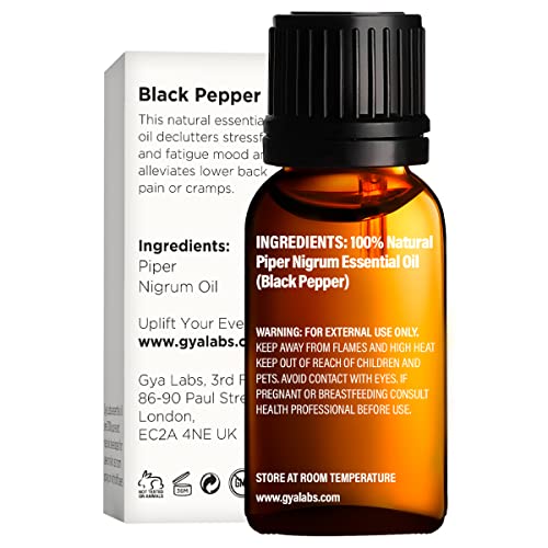 Crno bibersko ulje i peperminta esencijalno ulje - GYA labs Body Pojačalo je postavljeno za jače tijelo i bolje zdravlje - čista