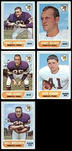 1968 TOPPS Minnesota Vikings Team Set Minnesota Vikings GD + Vikings