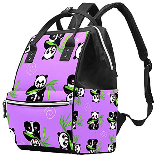 Slatke pandu pelene tote torbe mammmy ruksak veliki kapacitet pelena torba za staračku torbu za brigu o bebi