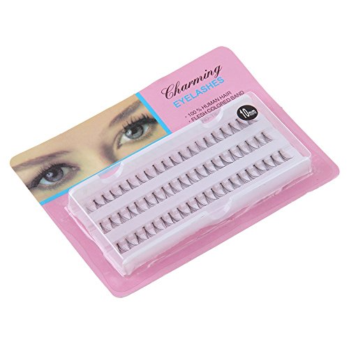 5 par 3D Faux Lashes Cluster Premium Stand ugao False Lashes Flare & nbsp;pojedinac lažni 60 trepavice trepavice bijele trepavice