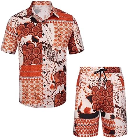 R RAMBLER 1985 muški kratki Set havajska košulja i šorc odjeća za plažu