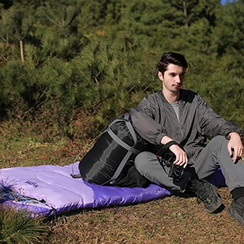 Camping Sleeping Bag, 32℉ vreće za spavanje za odrasle decu tinejdžere po hladnom vremenu topla torba za spavanje zima za 3-4 sezone