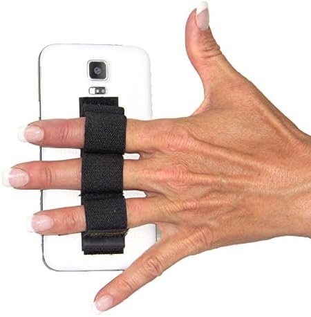 LAZY - hands 3-Loop Telefon držanje-odgovara većini-Crna