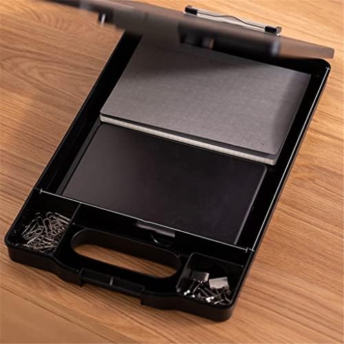 n / A A4 plastic Storage Clipboard file Box Case dokument file Folders Clipboard Portable Clipboard Storage Case