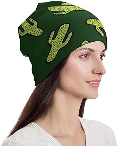 Soferne biljke Kaktus Unisex Beanie Hat Topla lubanja Kapa pulover za spavanje Ležerne prilike