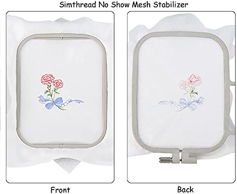 Simthread nije lišan nijedna mreža mreža od rezanja stabilizatorske podrške za vez i šivanje - težina 1,9 unci 12 x 10 metara / rola