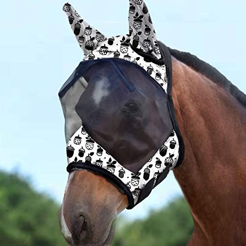 Harrison Howard LumiVista maska za konjsku mušicu Standard sa UV zaštitom ušiju za Horse Dream Star L pune veličine