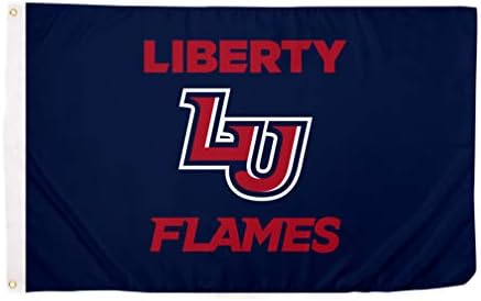 Pustinjski kaktus Liberty University zastava Flames Zastave Baneri poliester unutarnji otvoreni 3x5