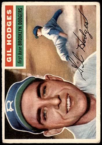 1956 TOPPS 145 Gry Gil Hodges Brooklyn Dodgers GD + Dodgers