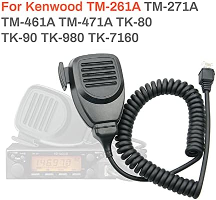 KMC-30 8-pinski utikač standardni dinamični mobilni Radio mikrofon ručni zvučnik za Kenwood Radio TM-261a TM-271A TM-461A TM-471A TK-80 TK-90 TK-980 TK-7160 TK-8160 TK-8100 voki-toki