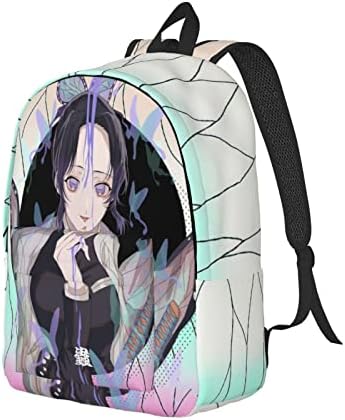 HOMRAA Demon Anime Shinobu Kocho ruksak Žene Muškarci učenici Školska torba modni ruksak za anime fanove muškarci dječaci djeca djevojka