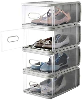 Lvmiao prozirna kutija za cipele, kutija za skladištenje obuće, kutija za skladištenje, kutija za skladištenje, kućni stalak za obuću