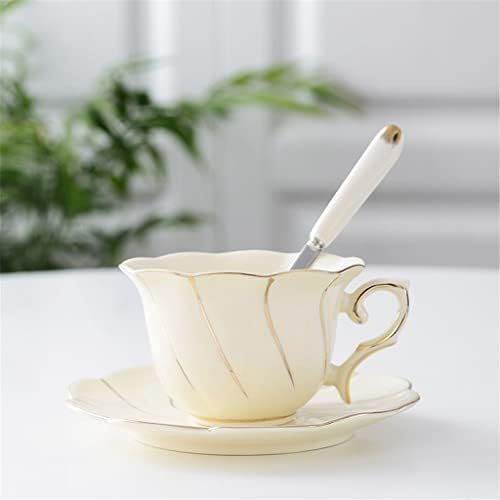 LDCHNH keramička ručno oslikana kašika za kafu kašike retro šalice kavana bar pribor doručak u boji mliječne šalice
