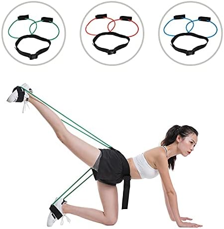 TFIIEXFL otporni opseg Workout Fitness Booty Bands Ženska noga Noga Mišićna obuka Podesite pojas za struk elastične trake