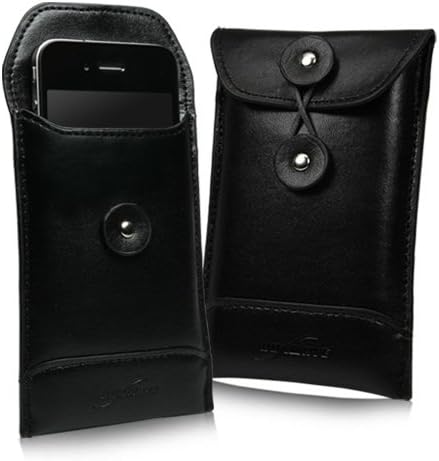 Boxwave futrola za LG Fluid 2 - Nero kožna koverta, kožni novčanik stil flip poklopac za LG Fluid 2