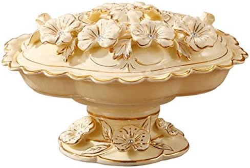 Stalak za torte Evropska palata rotirajuća keramička bombona voćna ploča kućna sušena kutija za odlaganje grickalica Ornament dekoracija